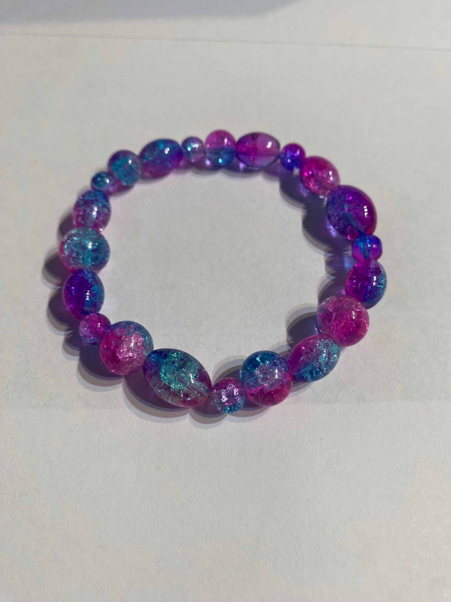 Purple Stone Bracelet | Purple, Multicolor Stone Bracelet |