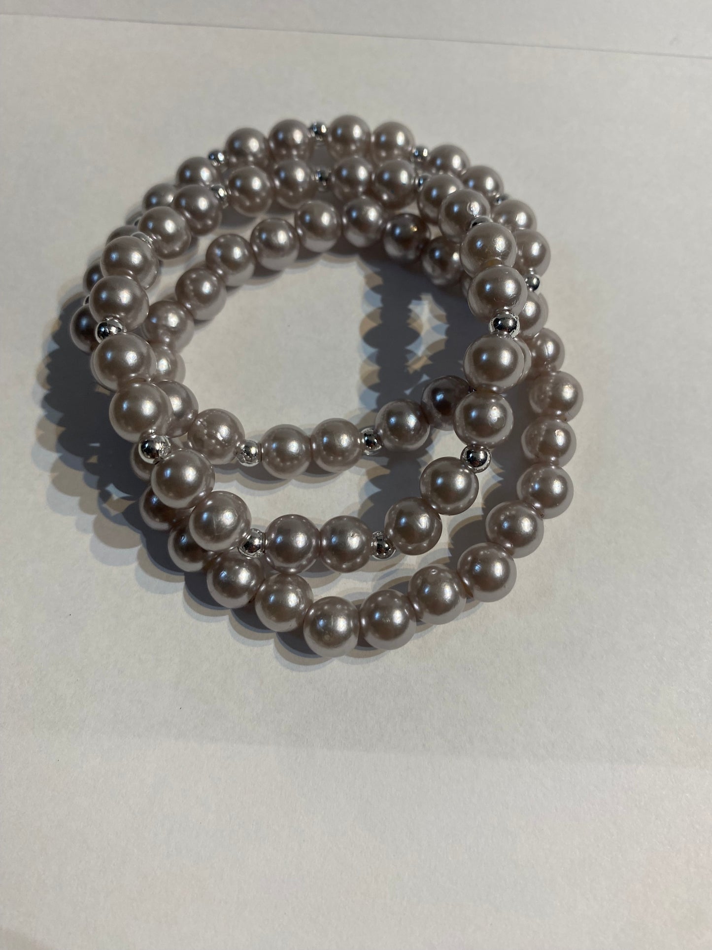 Sliver Beaded Bracelet | Sliver Beaded Stretch Bracelet