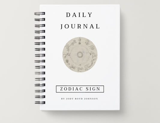 Aries Daily Journal | Zodiac Sign | Undated Calendar