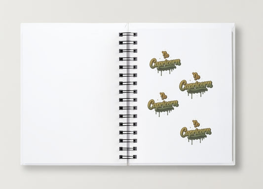 Capricorn Daily Journal | Zodiac Sign | Undated Calendar