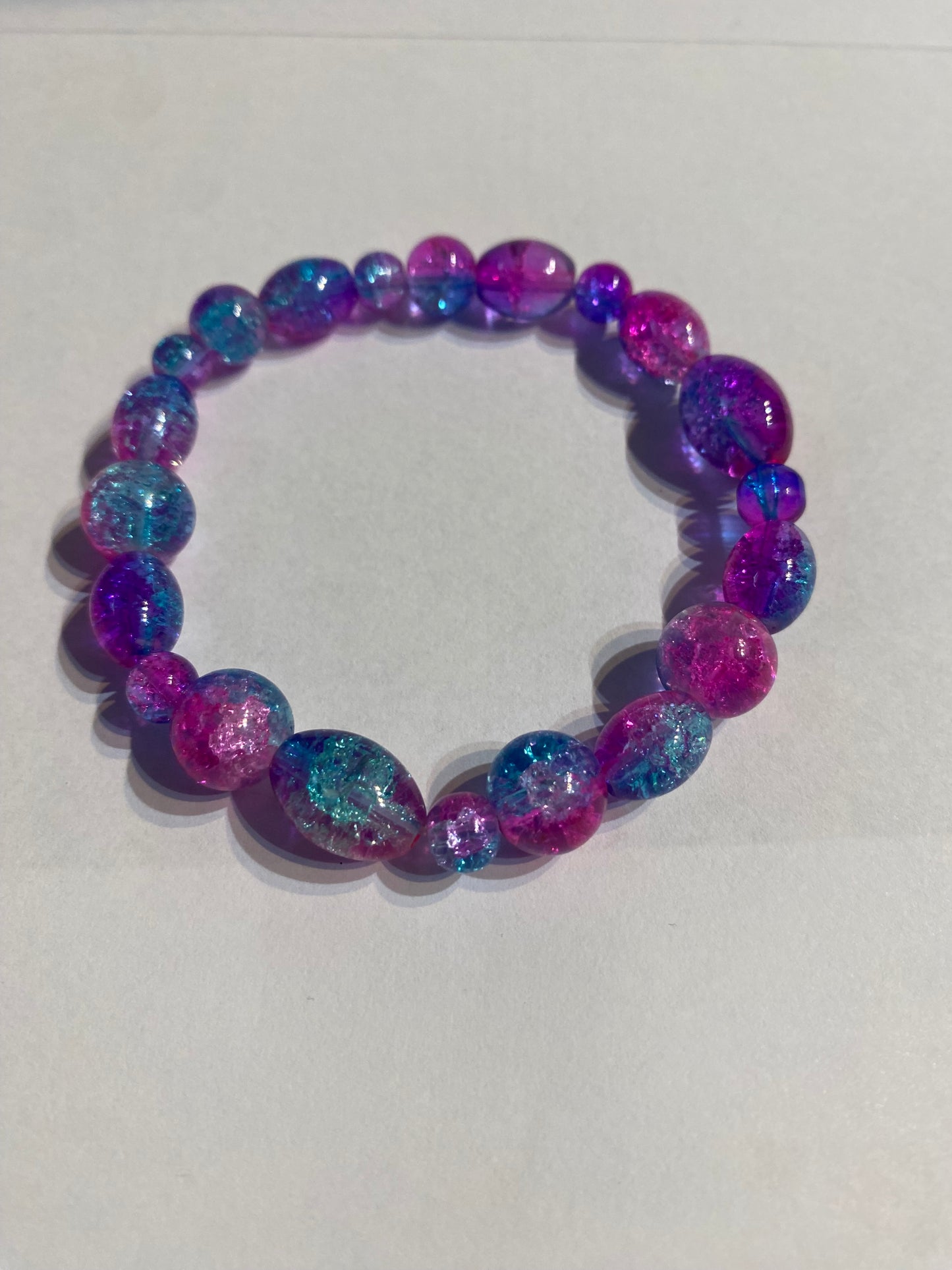 Purple Stone Bracelet | Purple, Multicolor Stone Bracelet |