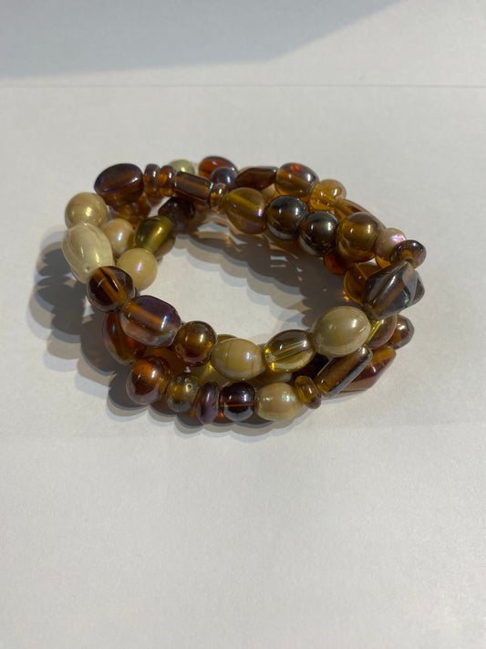Brown Bracelet | Brown Stretch Bracelet | Bracelet
