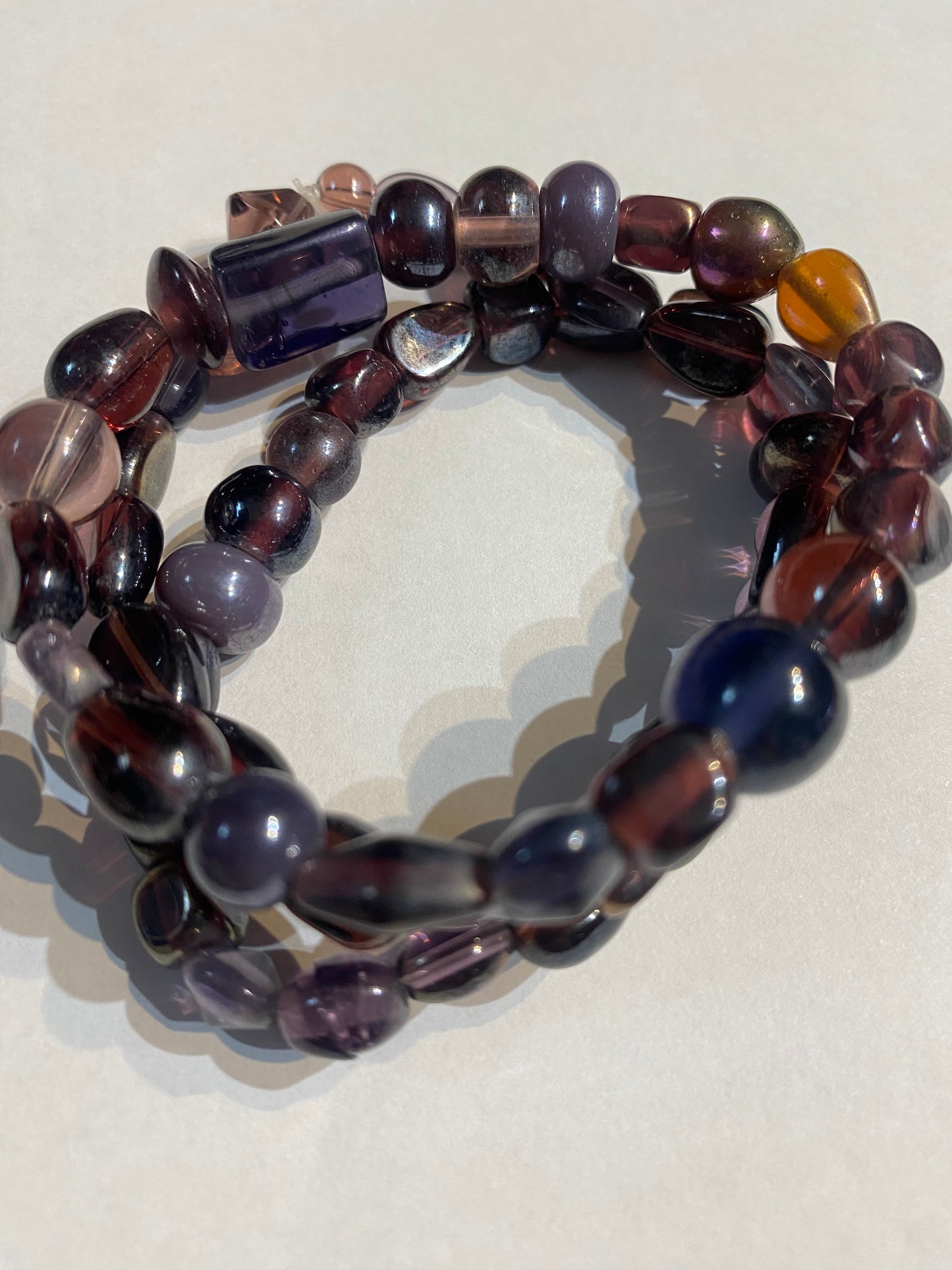 Multicolor Stone Beaded Bracelet | Stretch Beaded Bracelet