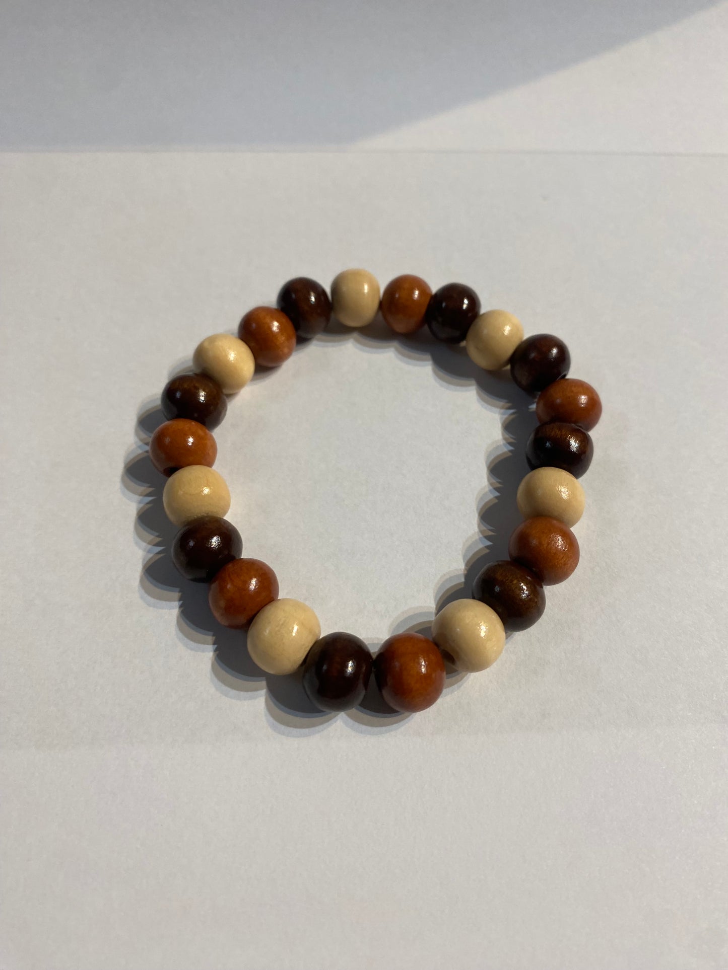 Brown Bracelet | 1 Brown Beaded Bracelet | Beaded Bracelet | Stretch Bracelet