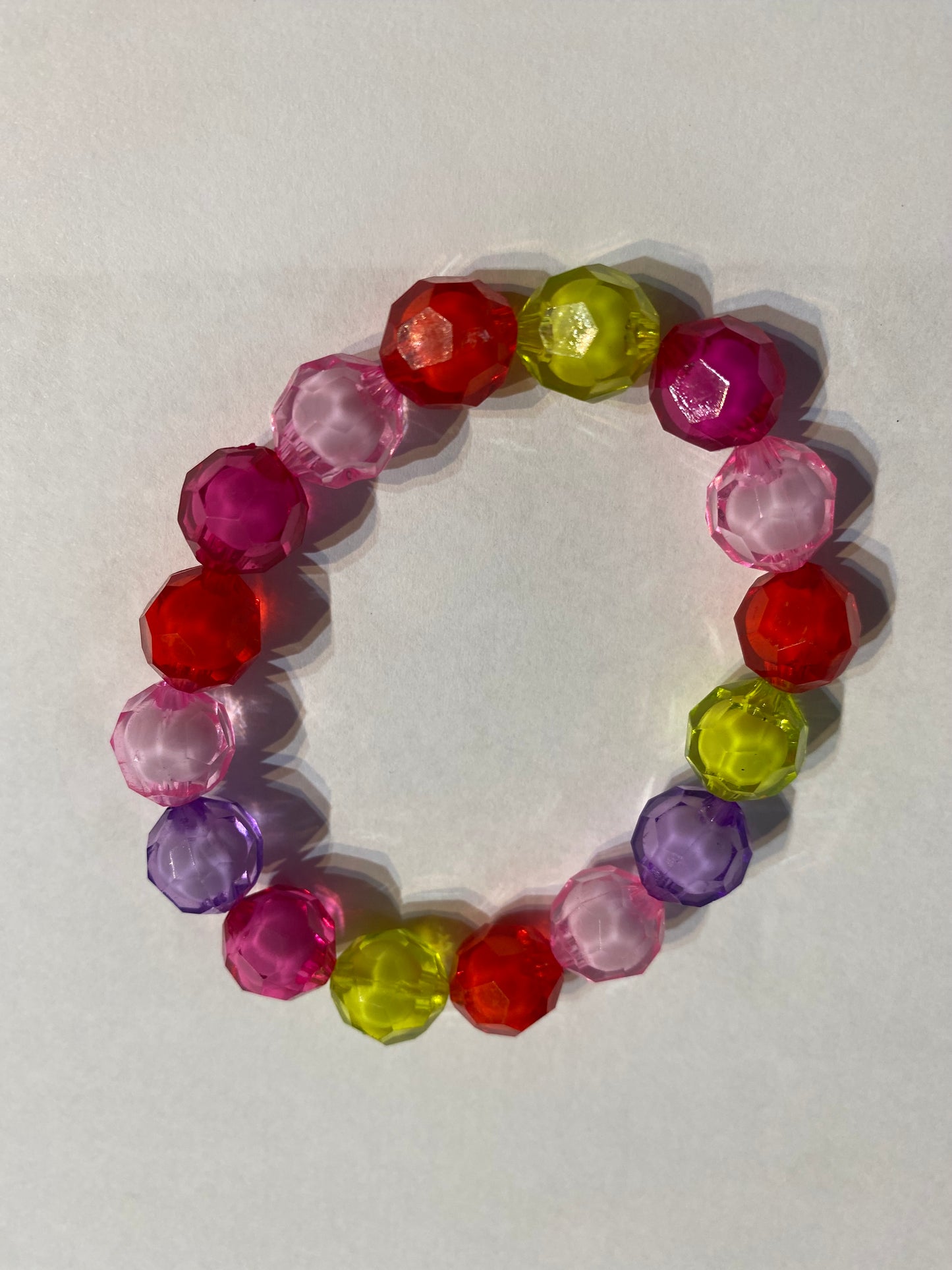 Multicolor Beaded Bracelet | Multicolor Stretch Beaded Bracelet | 10 Colors |
