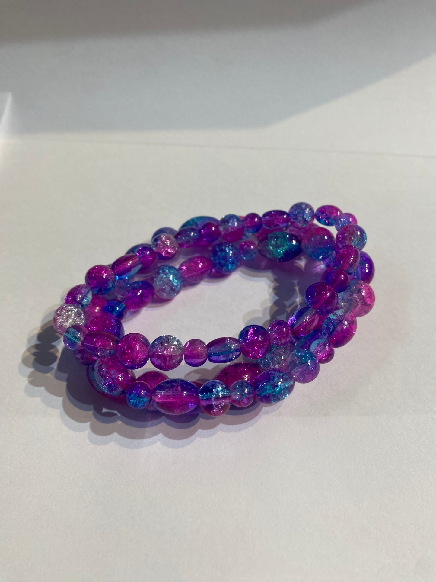 Purple Stone Bracelet | Purple, Multicolor Stone Bracelet |