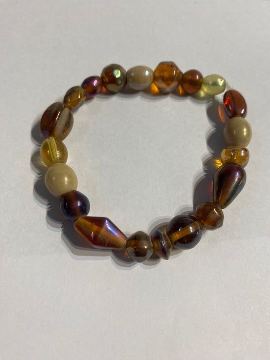 Brown Bracelet | Brown Stretch Bracelet | Bracelet