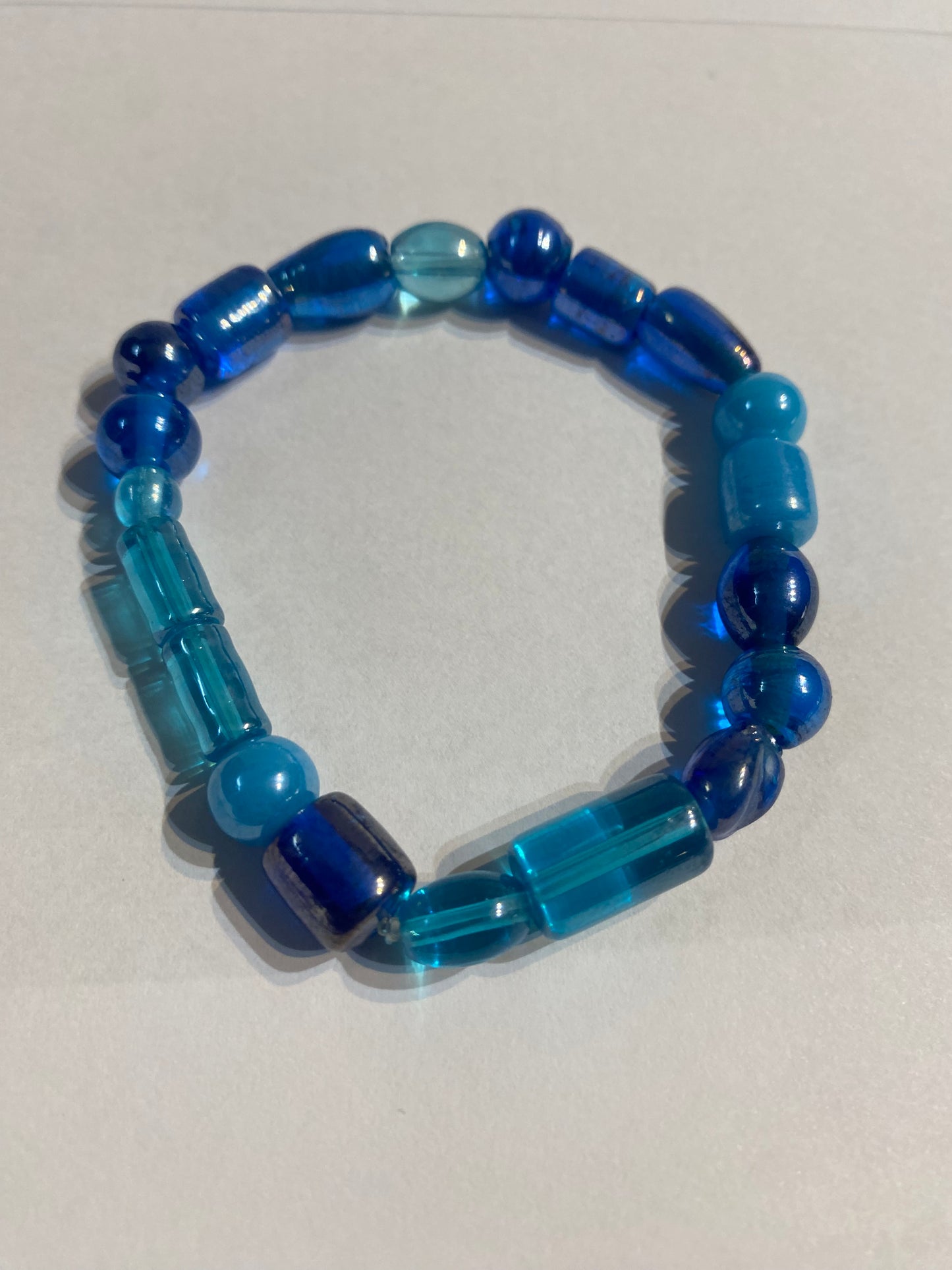 Blue Stone Bracelet | 1 Blue Stretch Bracelet | Bracelet