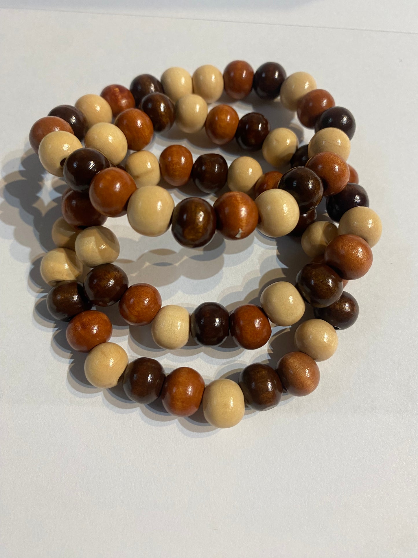 Brown Bracelet | 1 Brown Beaded Bracelet | Beaded Bracelet | Stretch Bracelet
