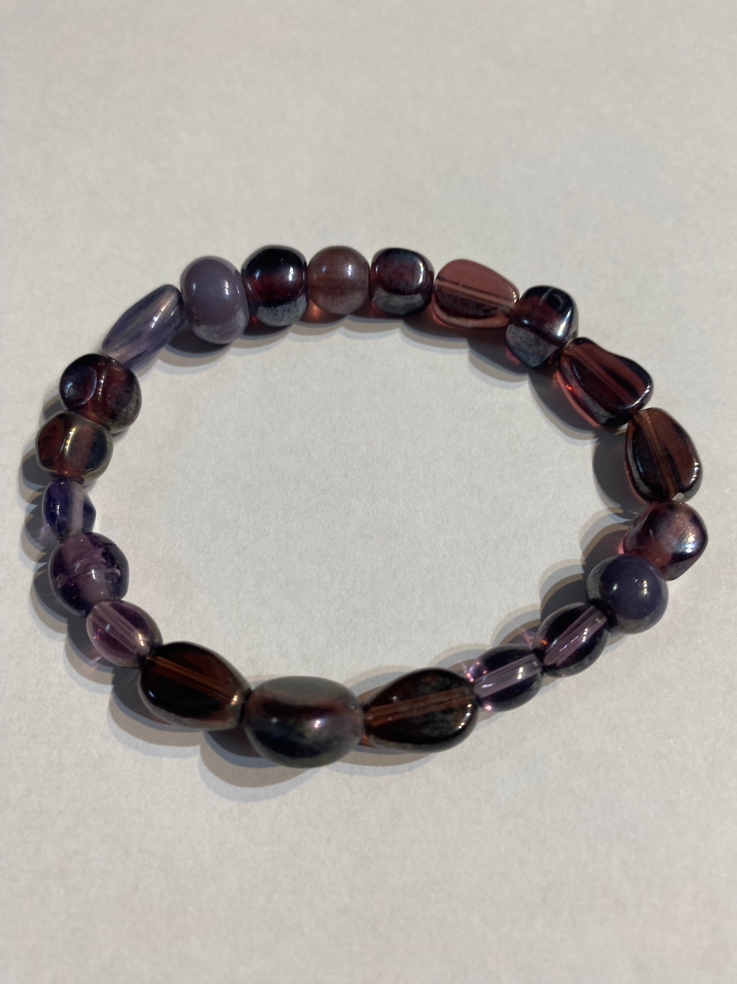Multicolor Stone Beaded Bracelet | Stretch Beaded Bracelet