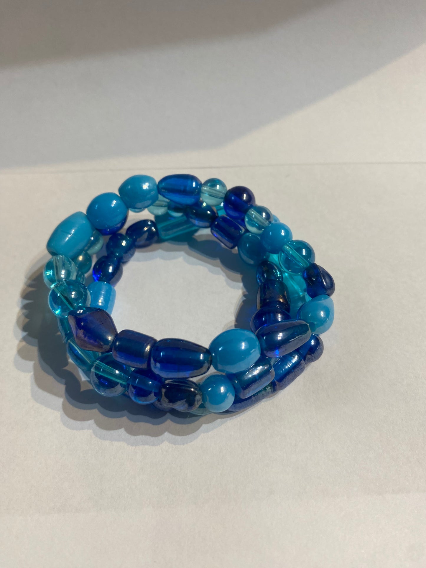 Blue Stone Bracelet | 1 Blue Stretch Bracelet | Bracelet