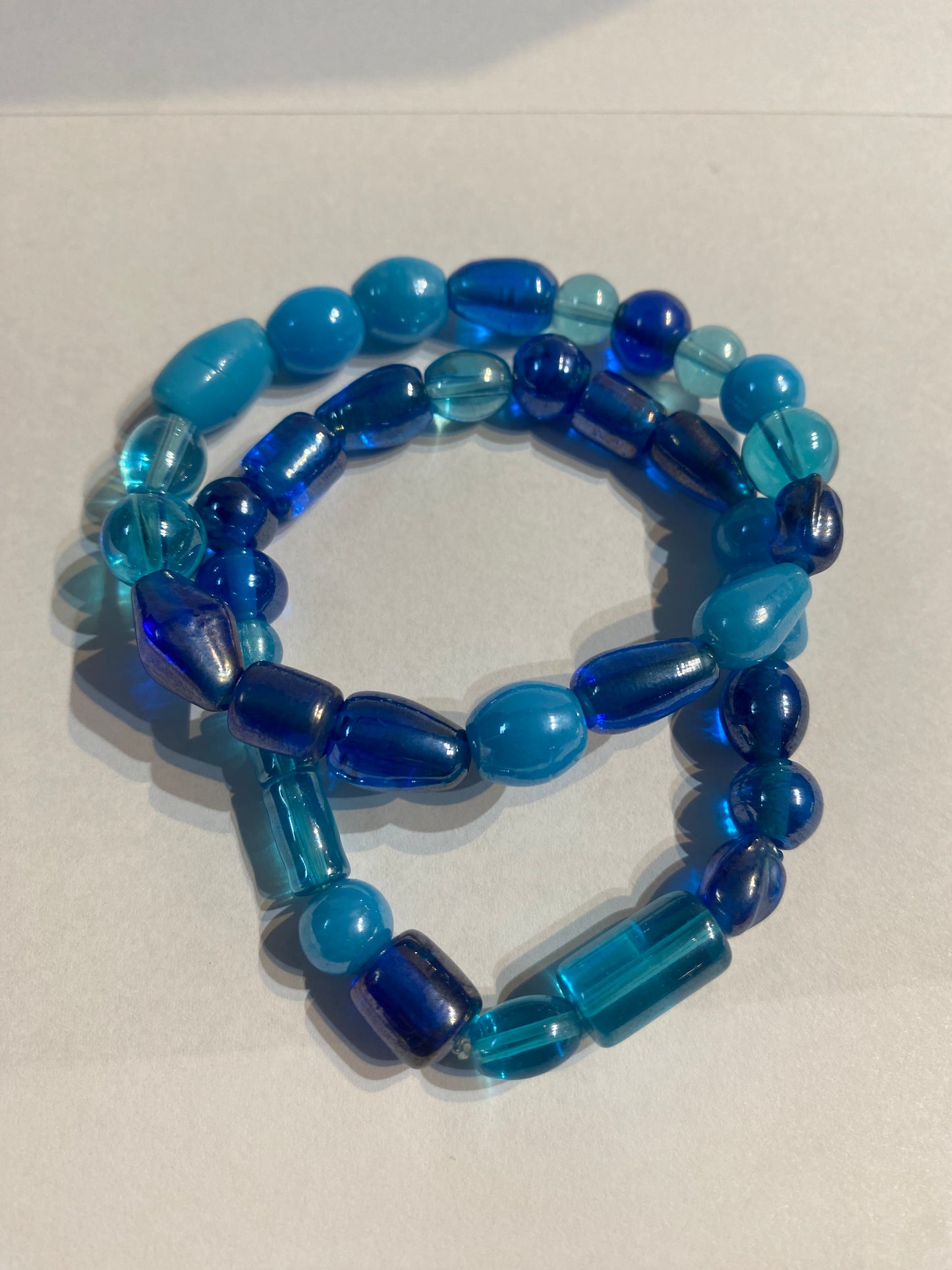 Blue Stone Bracelet | 1 Blue Stretch Bracelet | Bracelet