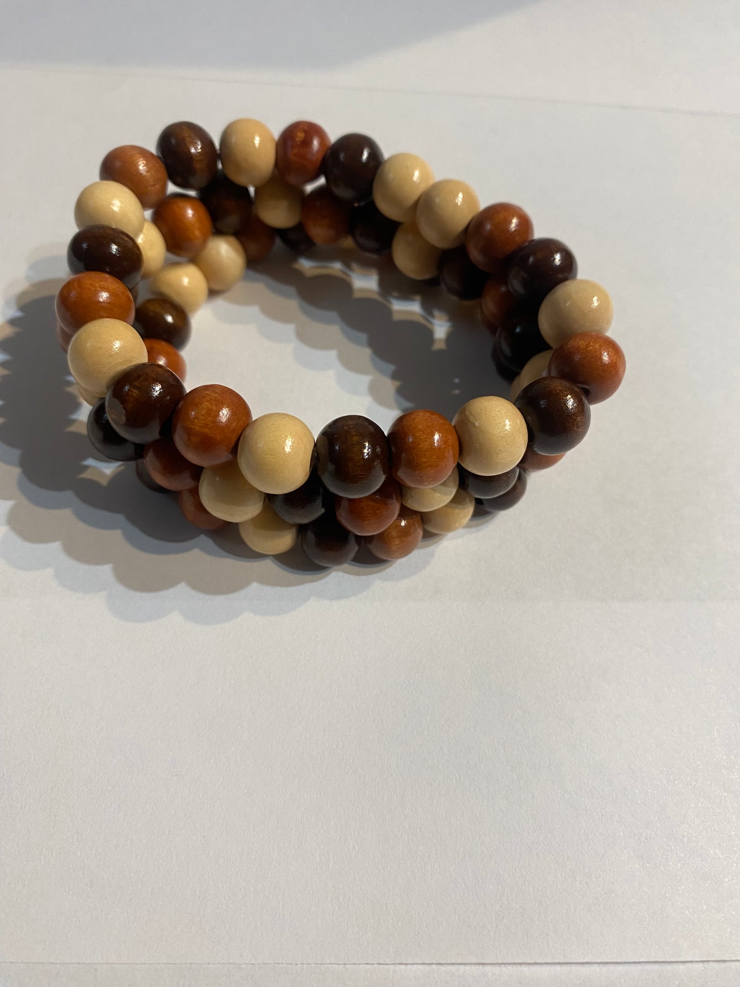 Brown Bracelet | 1 Brown Beaded Bracelet | Beaded Bracelet | Stretch Bracelet