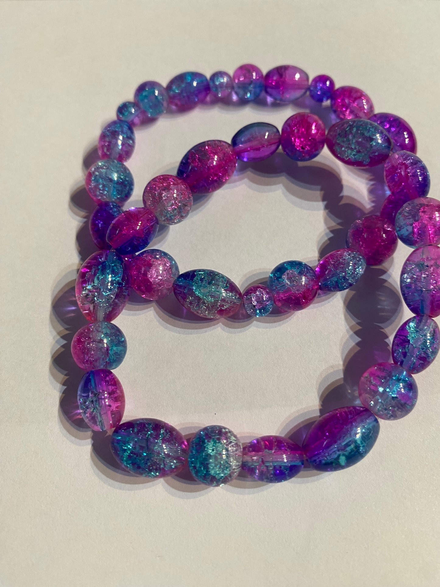 Purple Stone Bracelet | Purple, Multicolor Stone Bracelet |