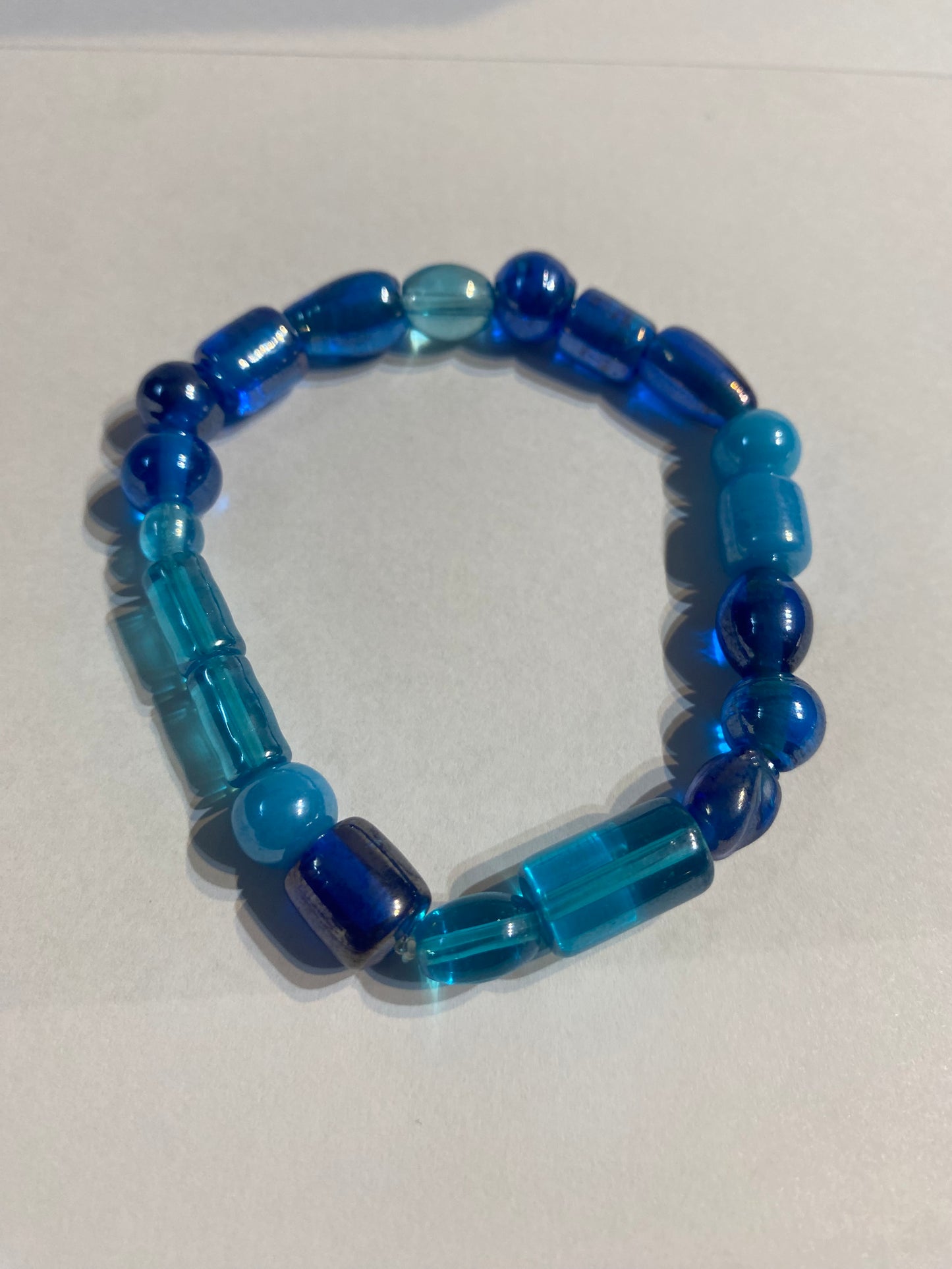 Blue Stone Bracelet | 1 Blue Stretch Bracelet | Bracelet