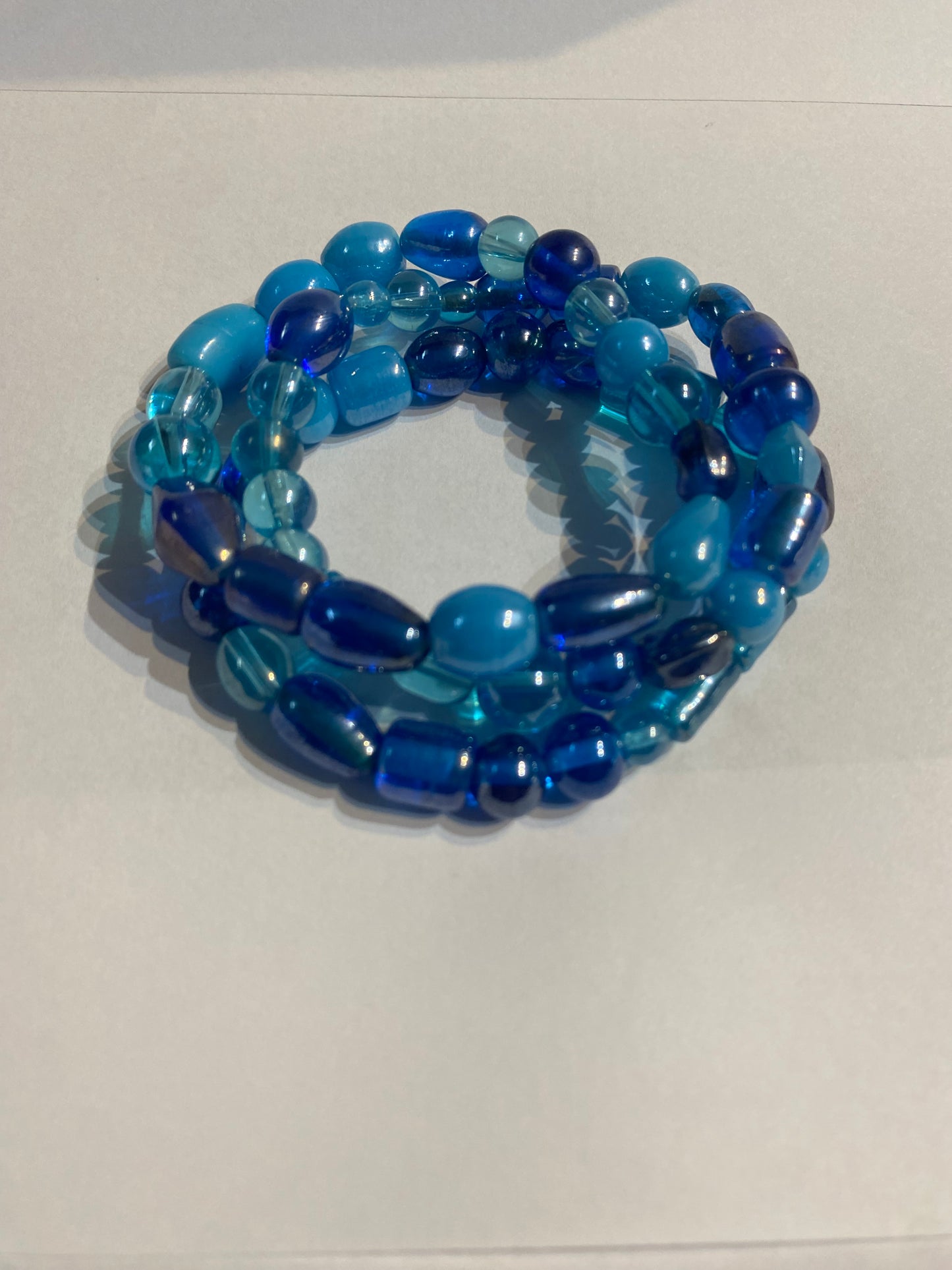 Blue Stone Bracelet | 1 Blue Stretch Bracelet | Bracelet
