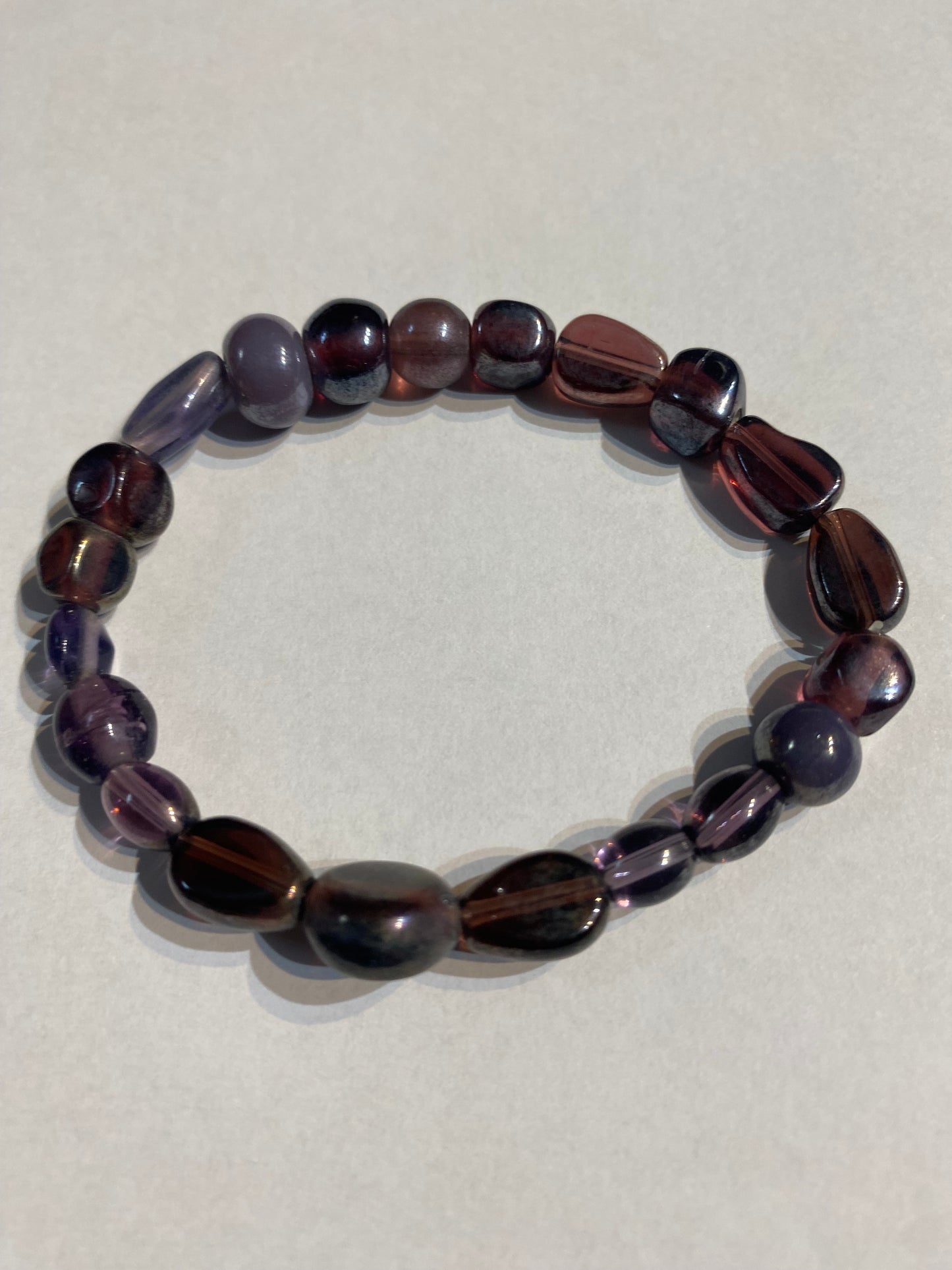 Multicolor Stone Beaded Bracelet | Stretch Beaded Bracelet