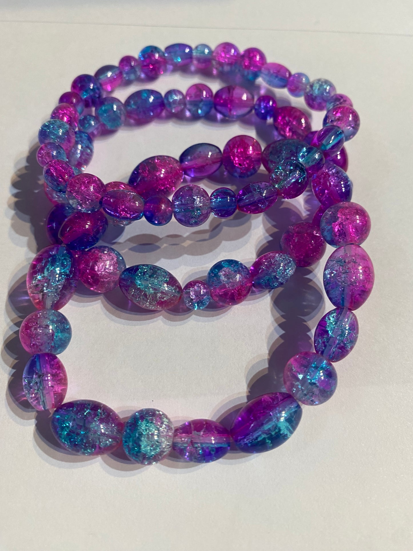 Purple Stone Bracelet | Purple, Multicolor Stone Bracelet |