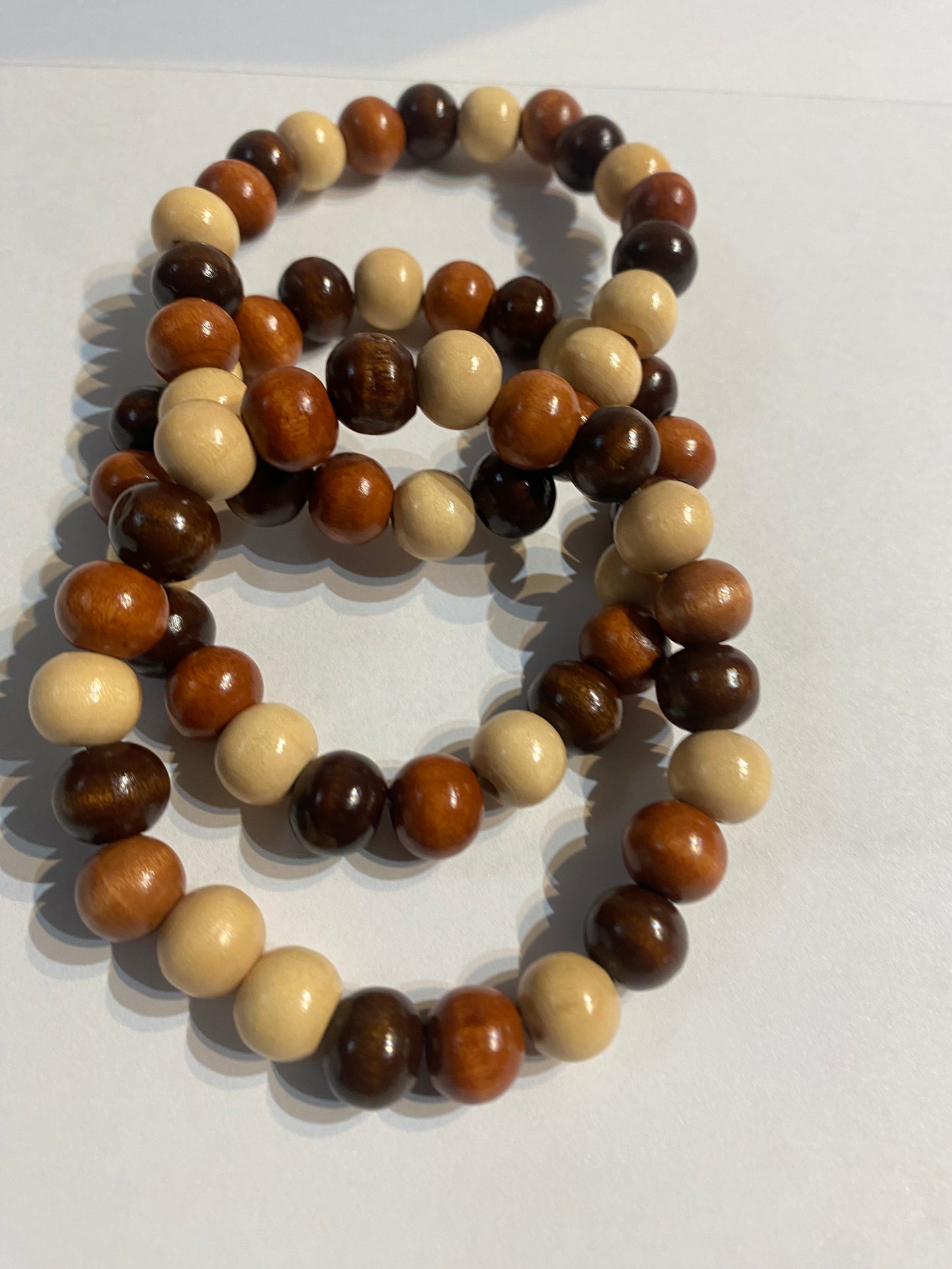 Brown Bracelet | 1 Brown Beaded Bracelet | Beaded Bracelet | Stretch Bracelet