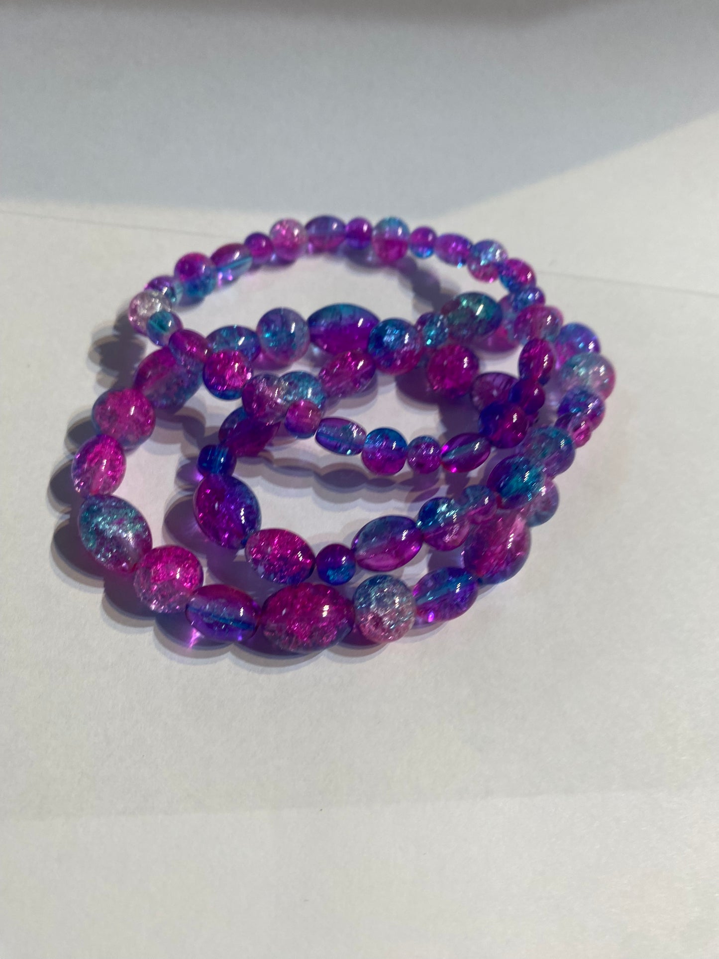 Purple Stone Bracelet | Purple, Multicolor Stone Bracelet |
