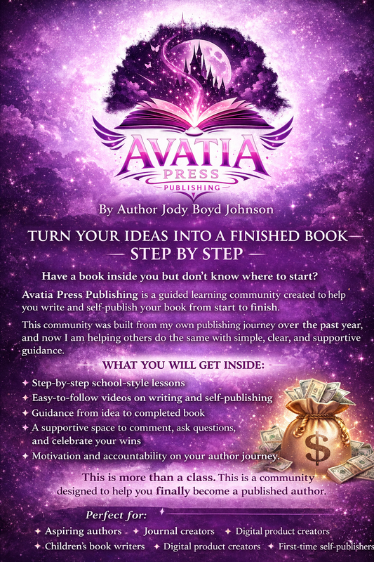 Avatia Press Publishing | Join My Community on Skool | Learning Community