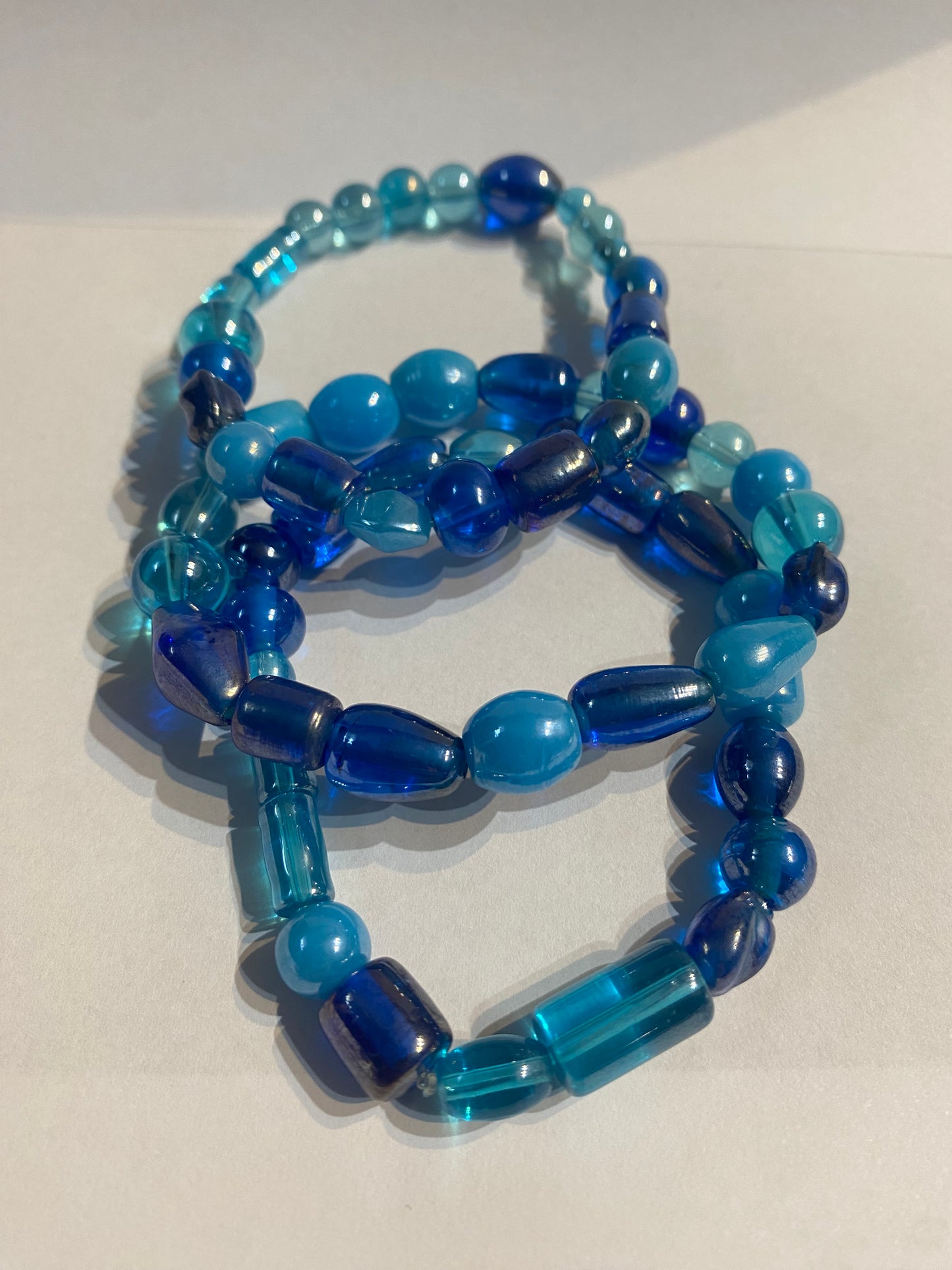 Blue Stone Bracelet | 1 Blue Stretch Bracelet | Bracelet