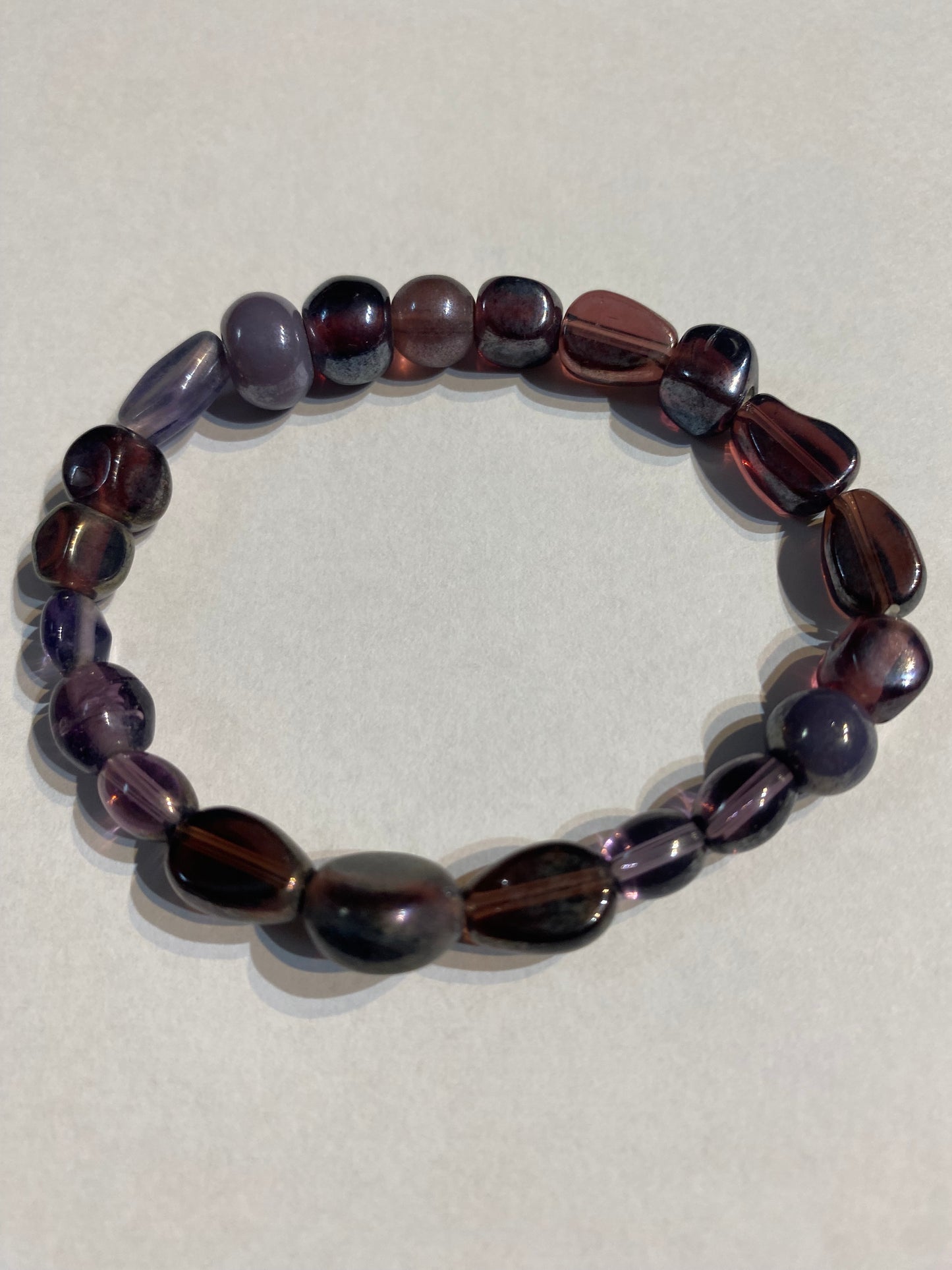 Multicolor Stone Beaded Bracelet | Stretch Beaded Bracelet