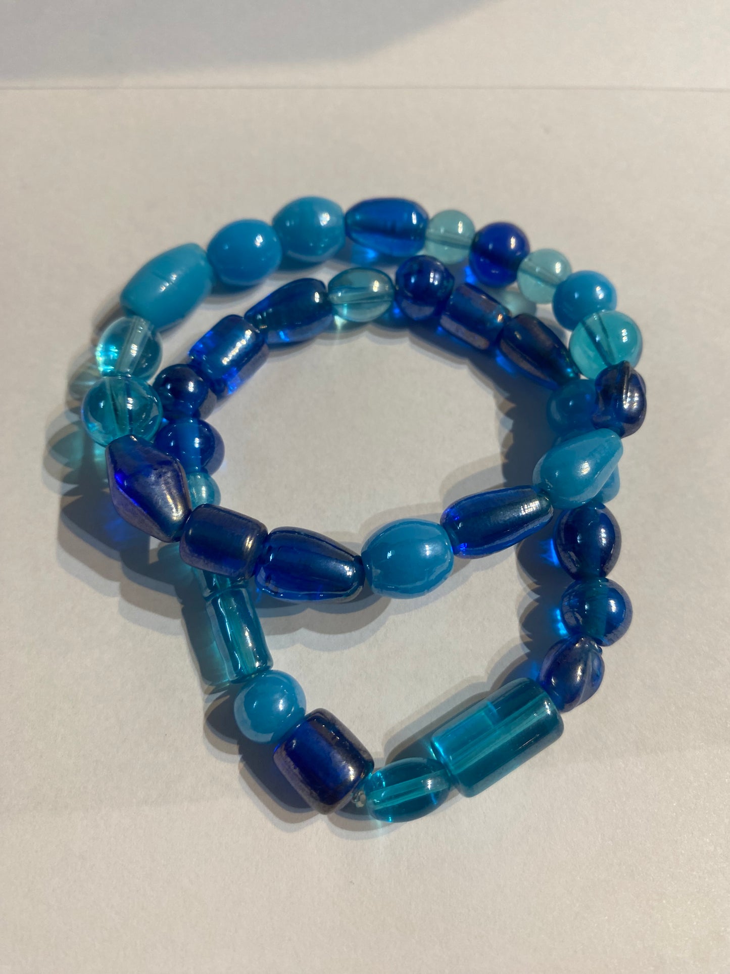 Blue Stone Bracelet | 1 Blue Stretch Bracelet | Bracelet