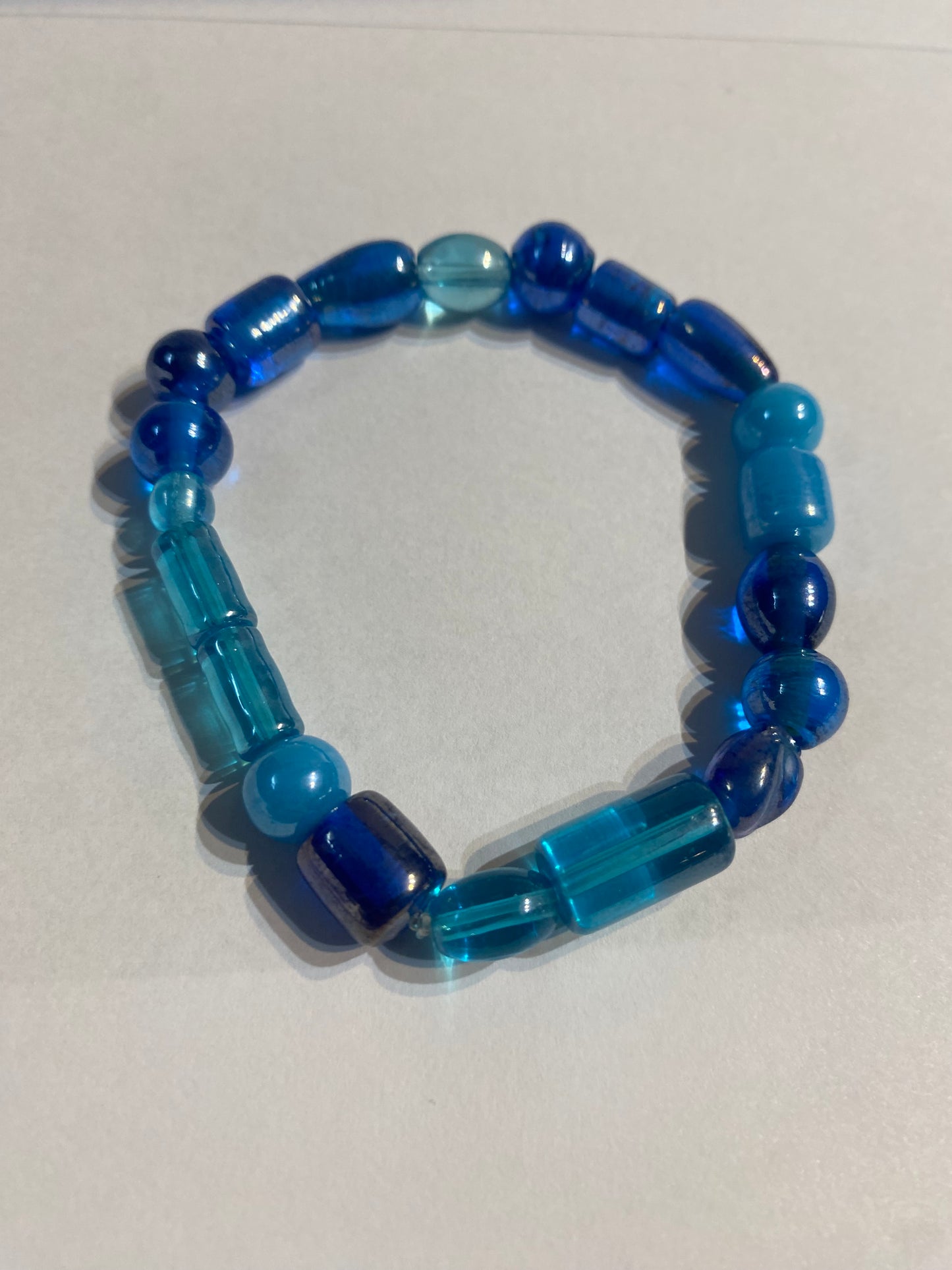 Blue Stone Bracelet | 1 Blue Stretch Bracelet | Bracelet
