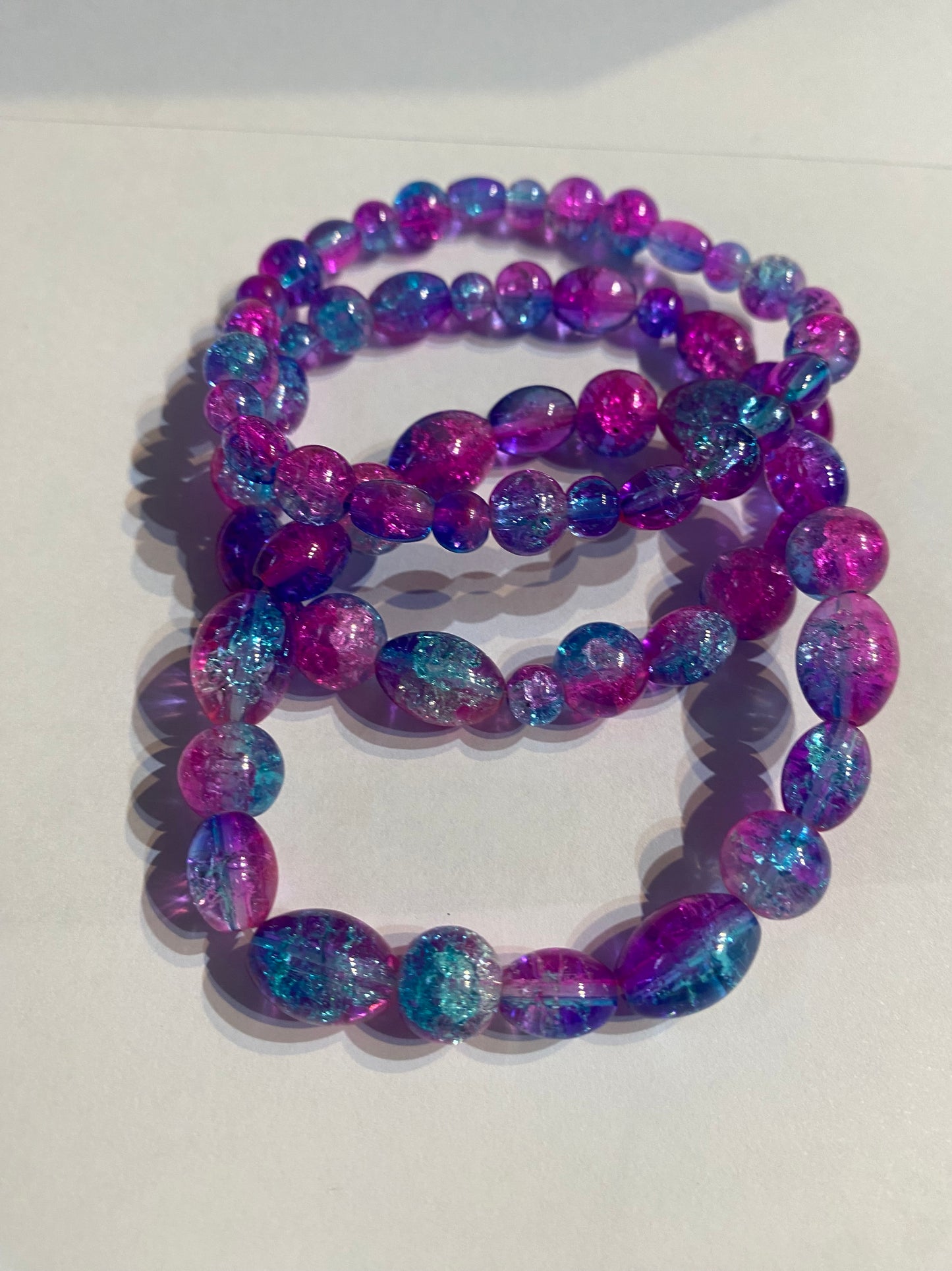 Purple Stone Bracelet | Purple, Multicolor Stone Bracelet |