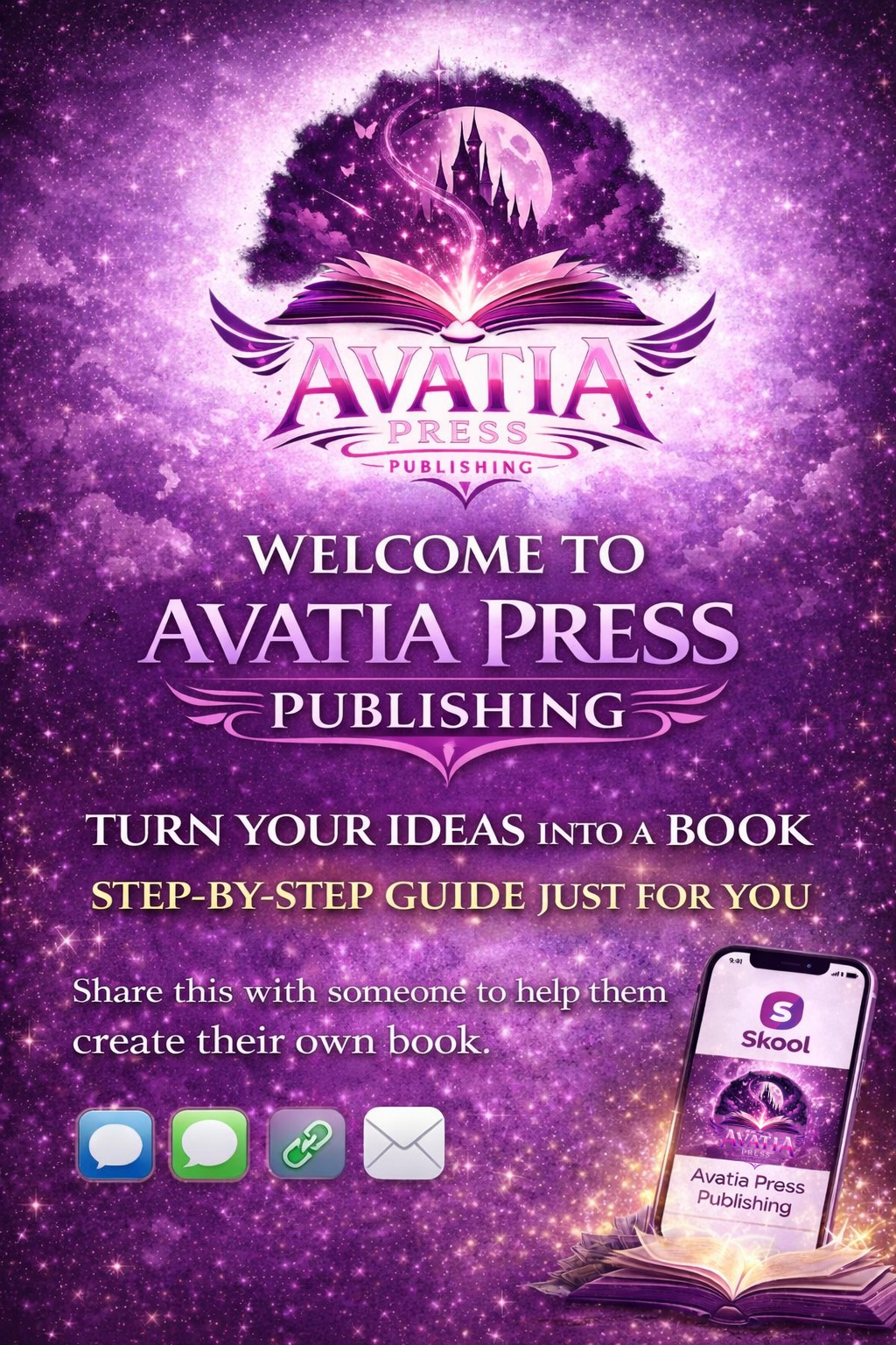 Avatia Press Publishing | Join My Community on Skool | Learning Community