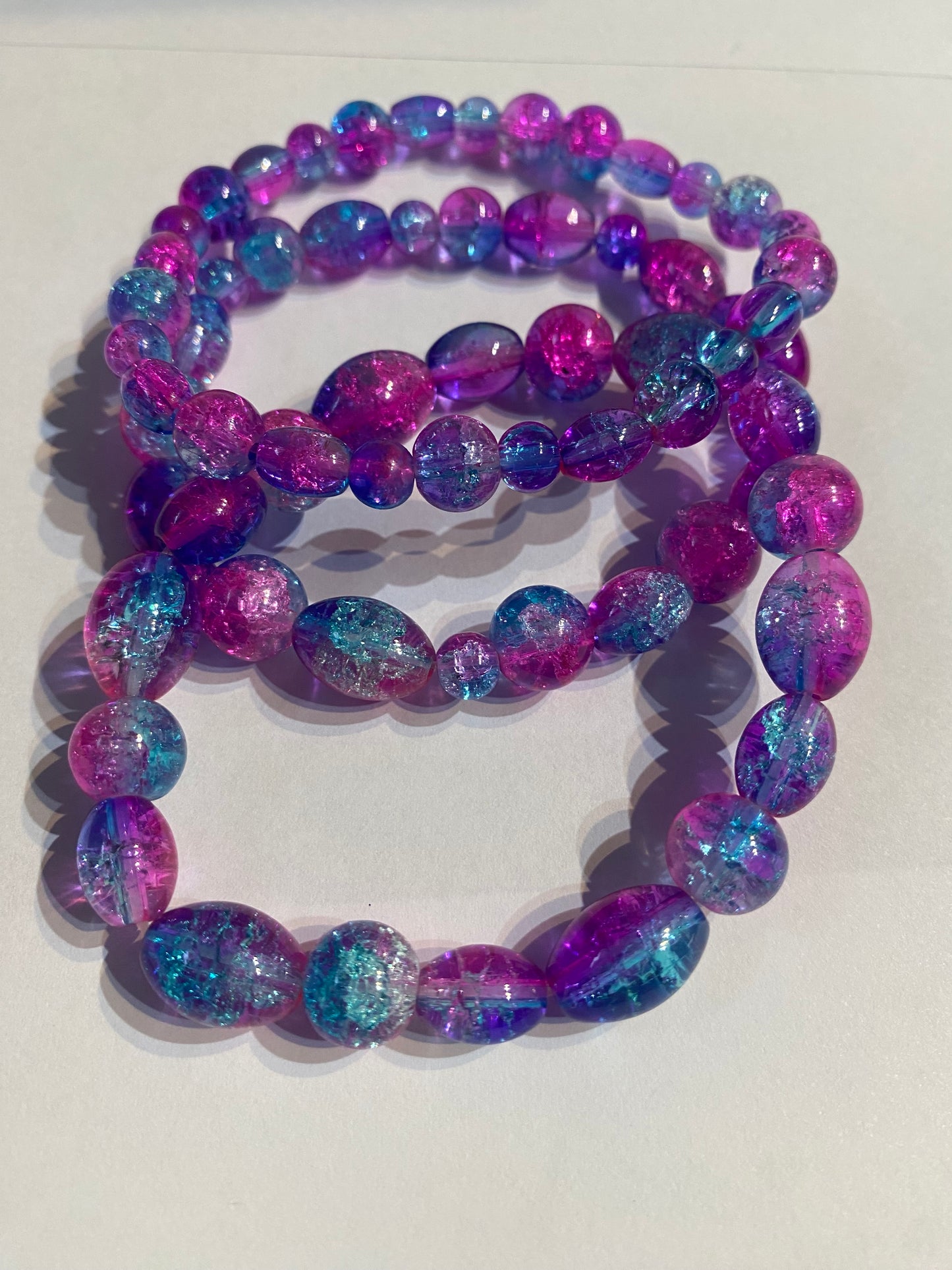 Purple Stone Bracelet | Purple, Multicolor Stone Bracelet |