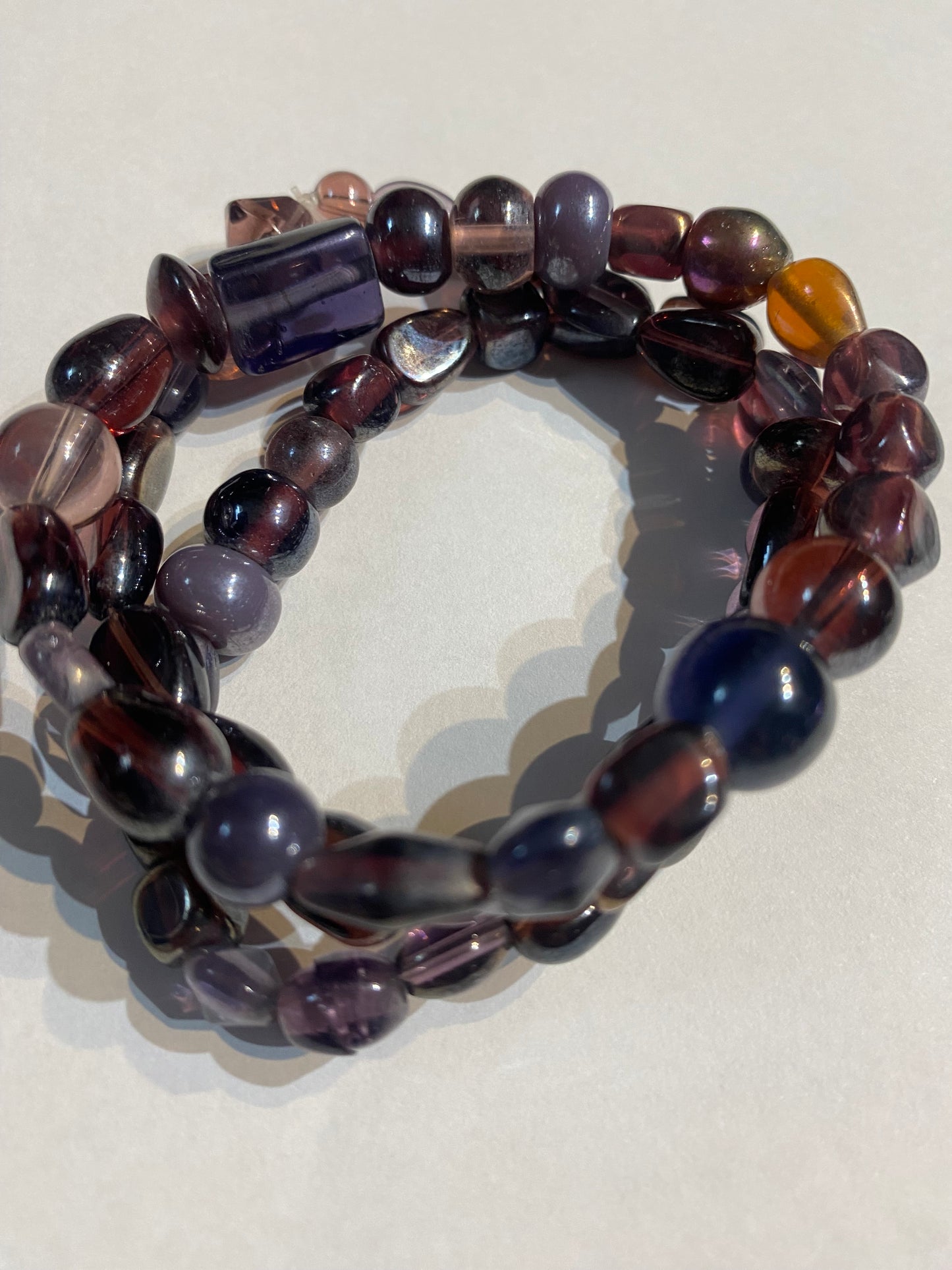 Multicolor Stone Beaded Bracelet | Stretch Beaded Bracelet