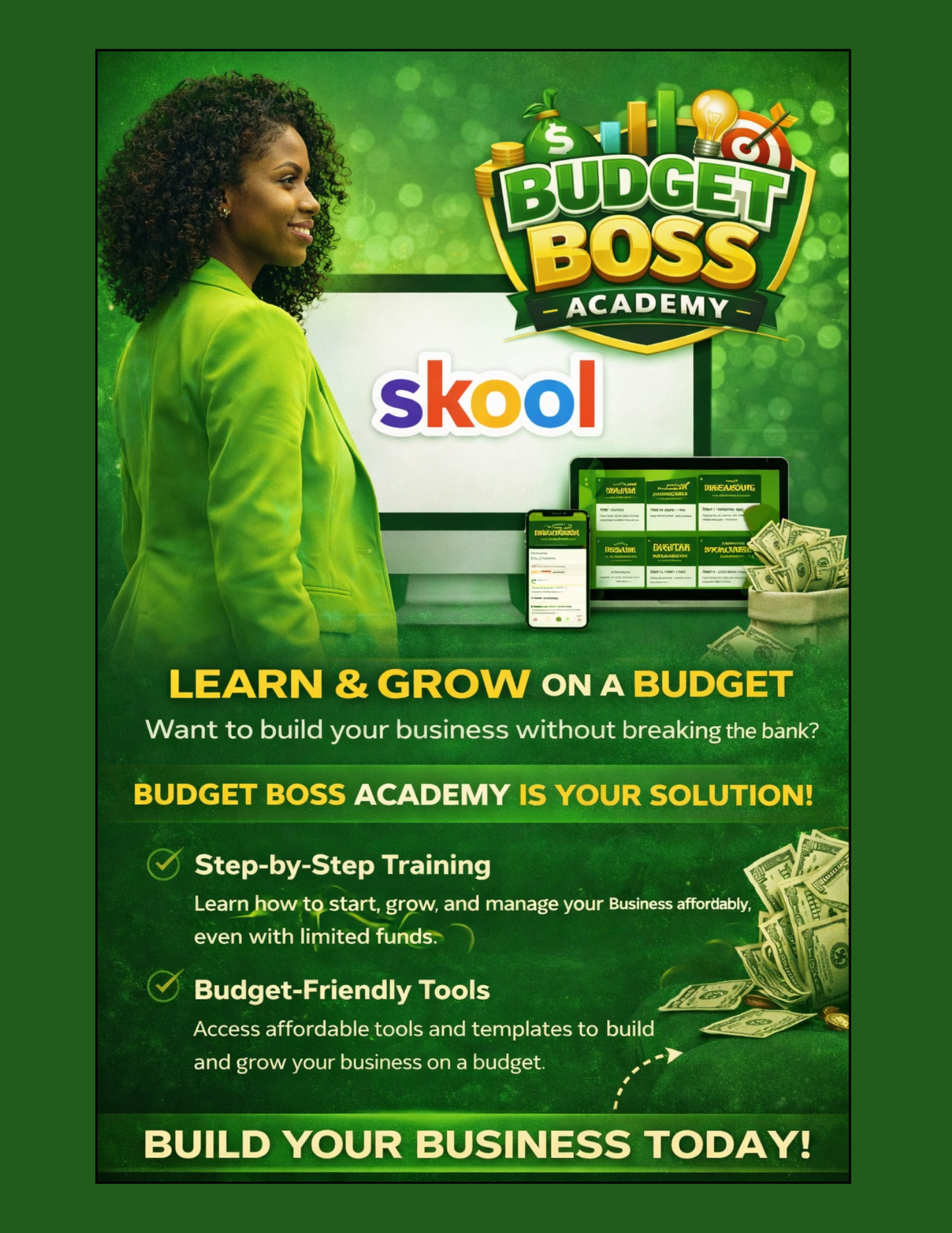 Budget Boss Academy | Skool Community | Link to Join | Use a Good Email to get your Download |