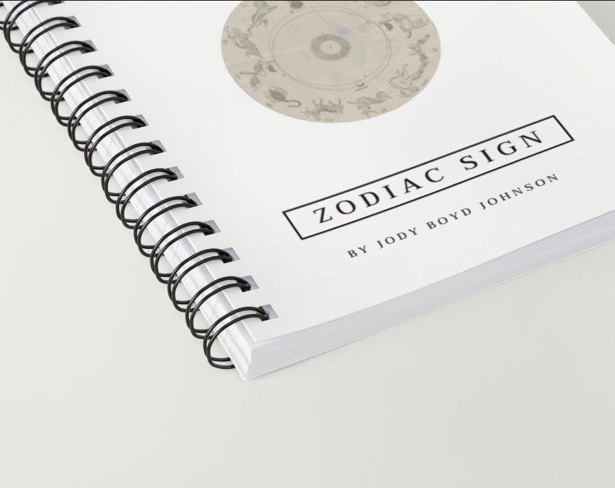 Aquarius Daily Journal | Zodiac Sign | Undated Calendar