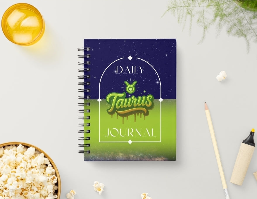 Taurus Daily Journal | Zodiac Sign | Undated Calendar