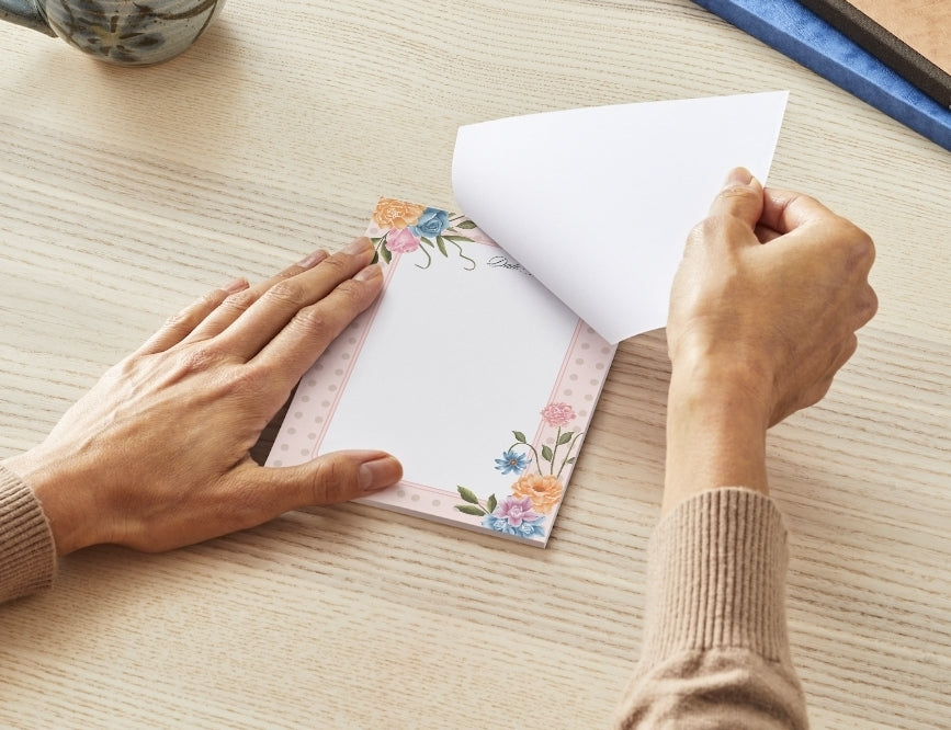 Rose Bush Notepad | 30 Notepad | Chipboard Notepad