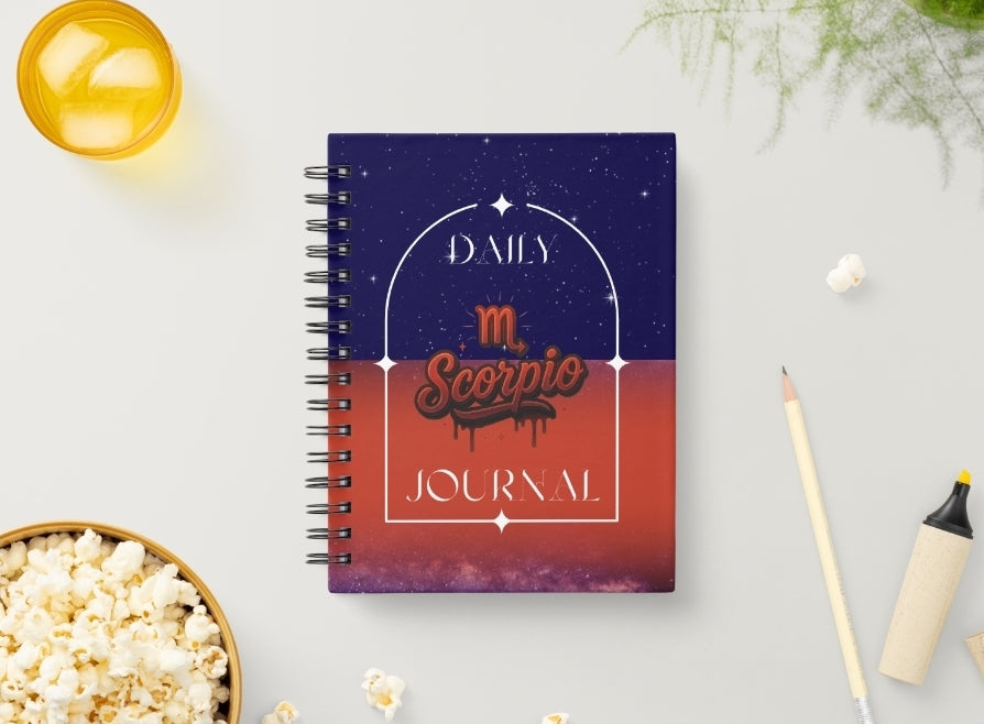 Scorpio Daily Journal | Zodiac Sign | Undated Calendar