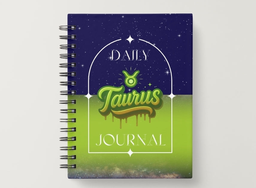 Taurus Daily Journal | Zodiac Sign | Undated Calendar