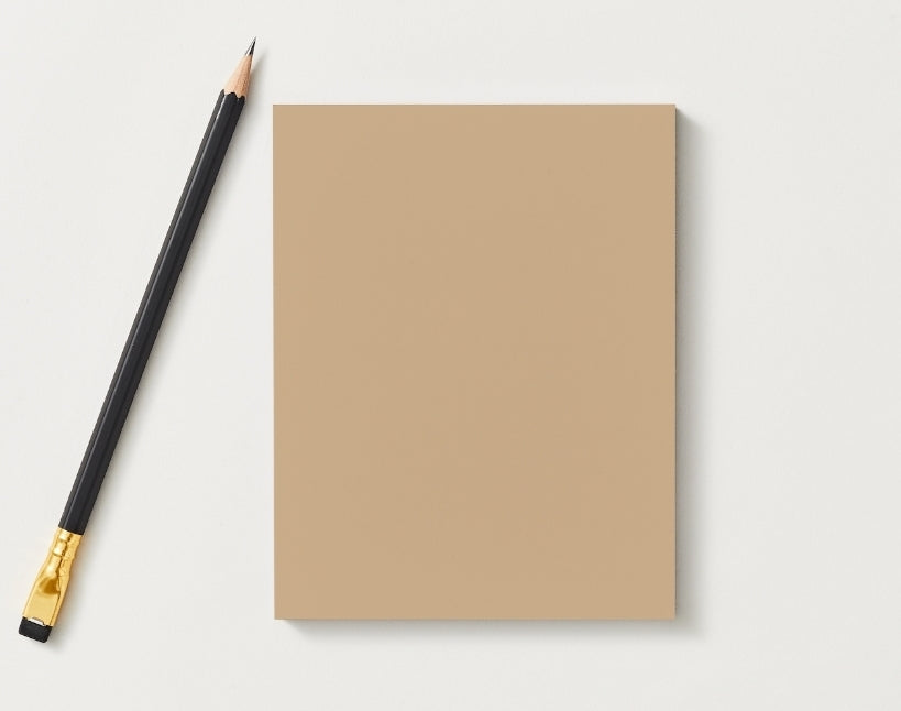 Daily Planner Notepad | 30 Page Notepad | Chipboard Notepad