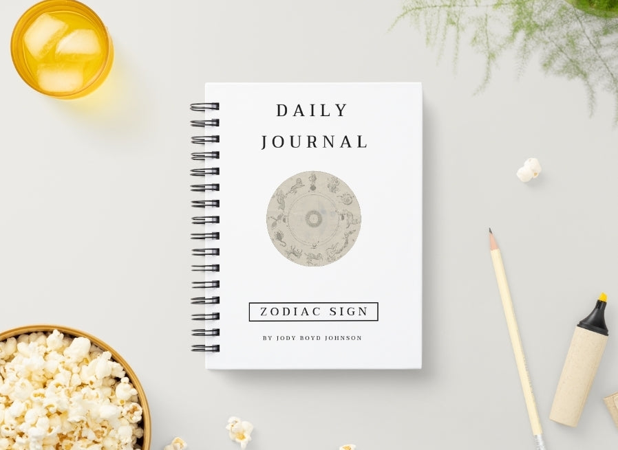 Virgo Daily Journal | Zodiac Sign | Undated Calendar