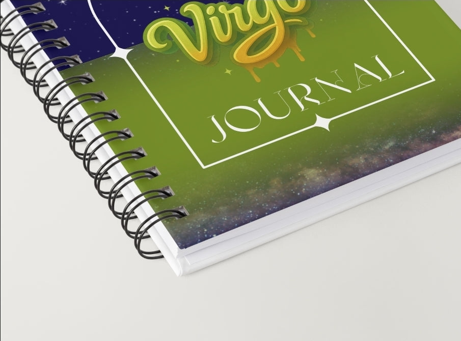 Virgo Daily Journal | Zodiac Sign | Undated Calendar