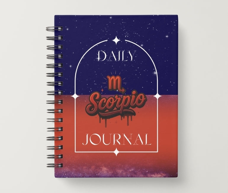 Scorpio Daily Journal | Zodiac Sign | Undated Calendar