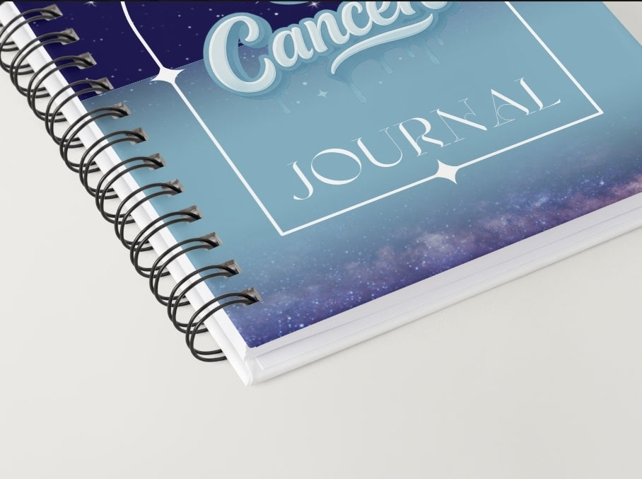 Cancer Daily Journal | Zodiac Sign |Undated Calendar