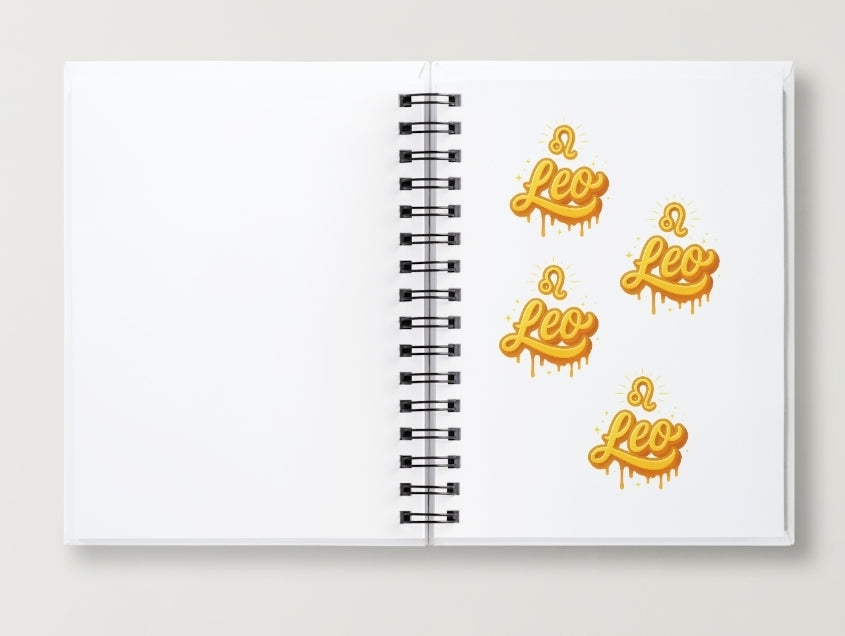 Leo Daily Journal | Zodiac Sign | Undated Calendar