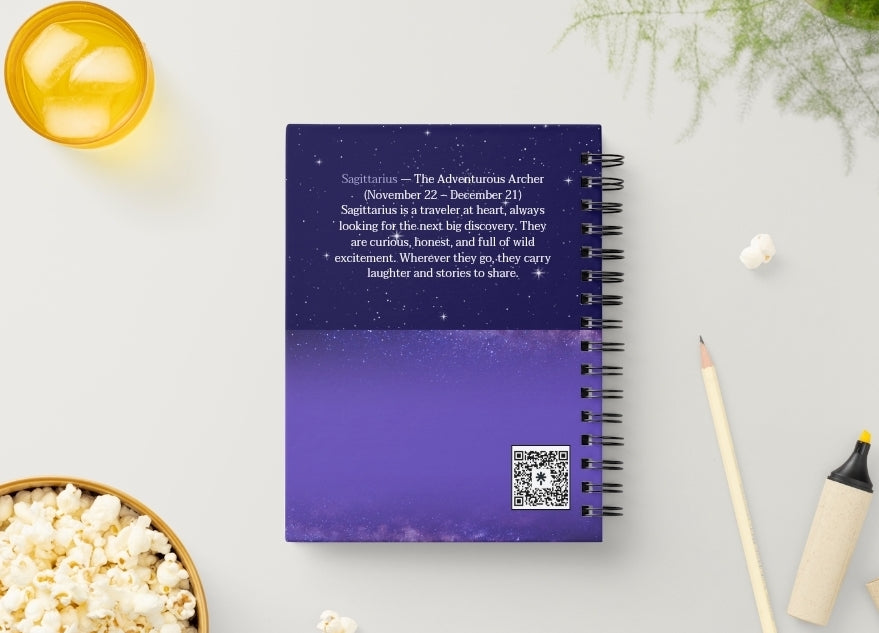 Sagittarius Daily Journal | Zodiac Sign | Undated Calendar
