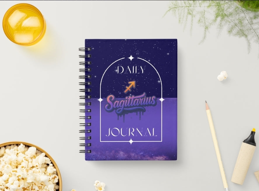 Sagittarius Daily Journal | Zodiac Sign | Undated Calendar