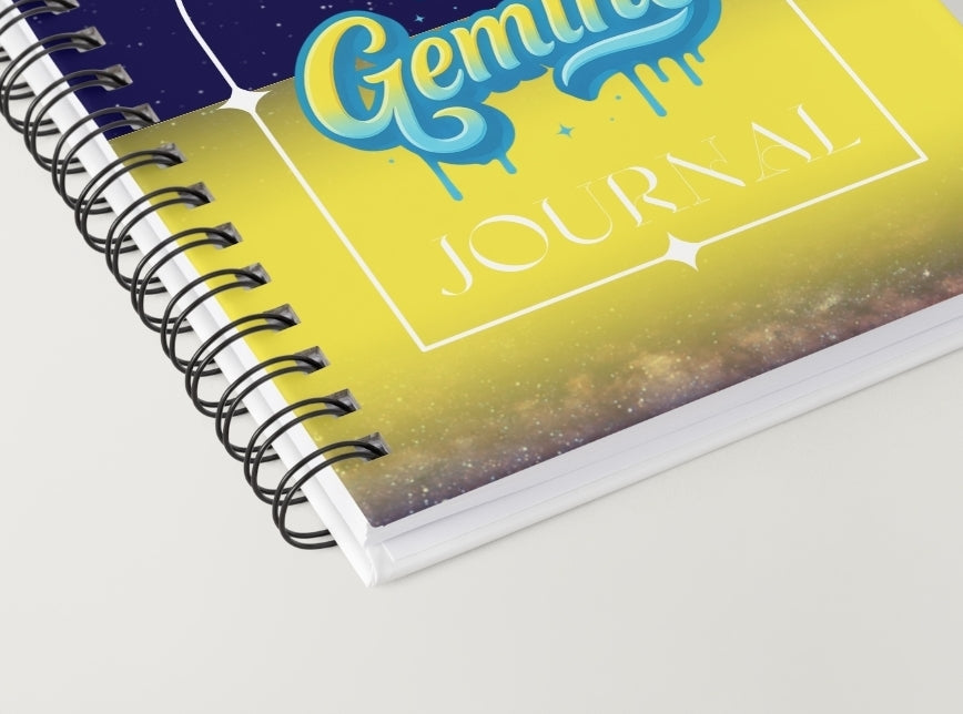 Gemini Daily Journal | Zodiac Sign | Undated Calendar