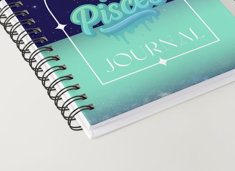 Pisces Daily Journal | Zodiac Sign | Undated Calendar |
