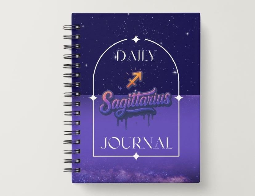 Sagittarius Daily Journal | Zodiac Sign | Undated Calendar